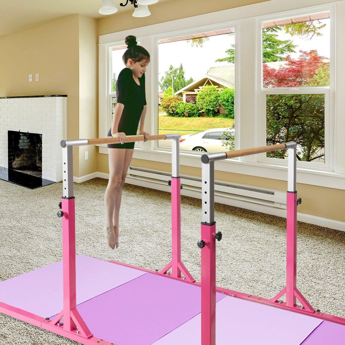 Double Horizontal Bars, Junior Gymnastic Training Parallel Bars