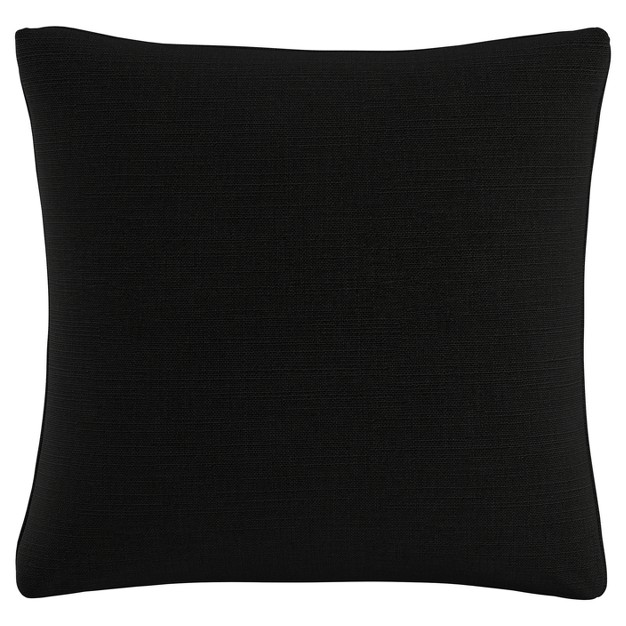 Black Linen Throw Pillow 20 quot x20 quot Skyline Furniture