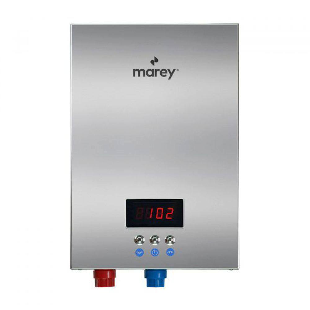 MAREY 18 kW 4.4 GPM ETL Certified 220-Volt Self-Modulating Residential Multiple Points of Use Tankless Electric Water Heater ECO180