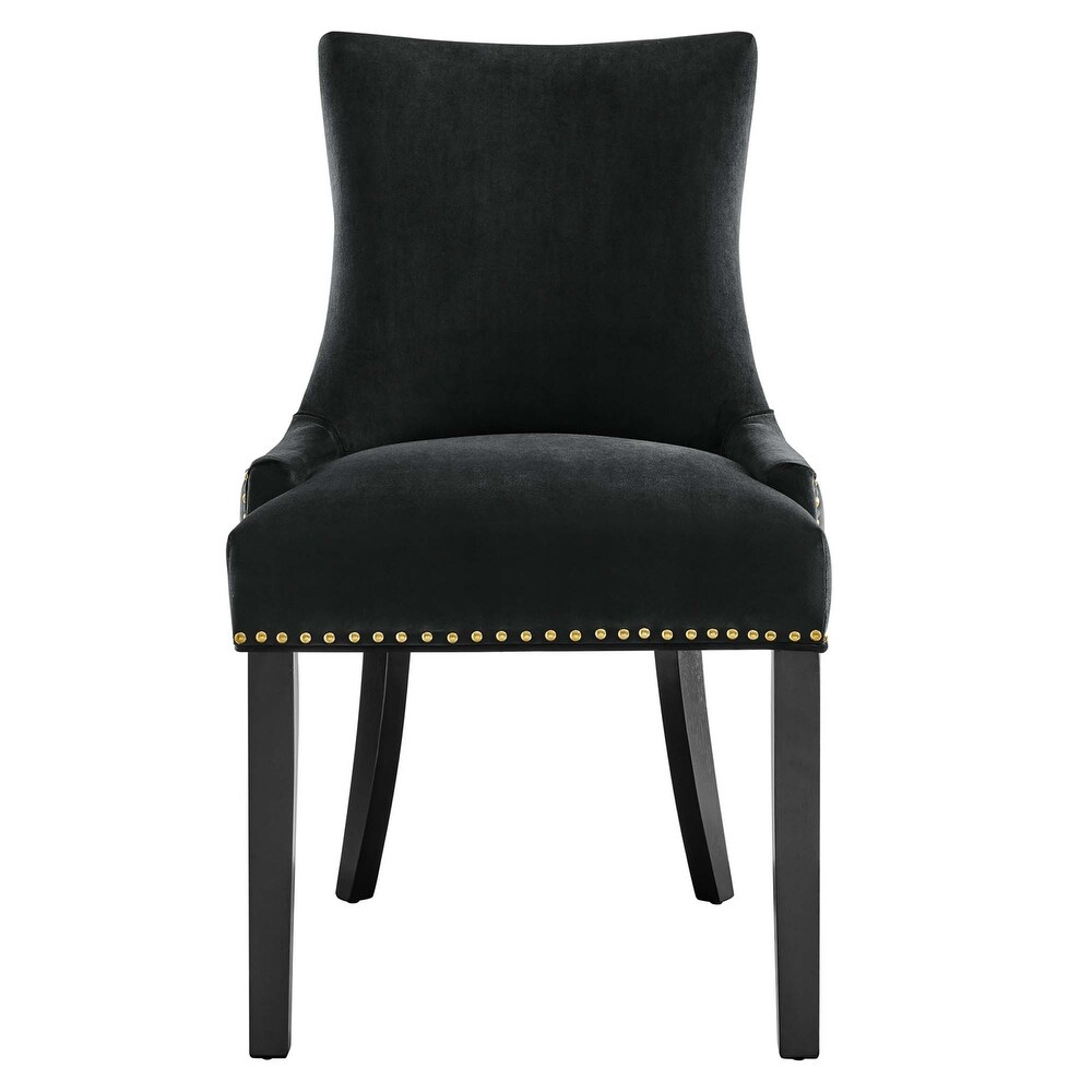 Marquis Performance Velvet Dining Chairs   Set of 2