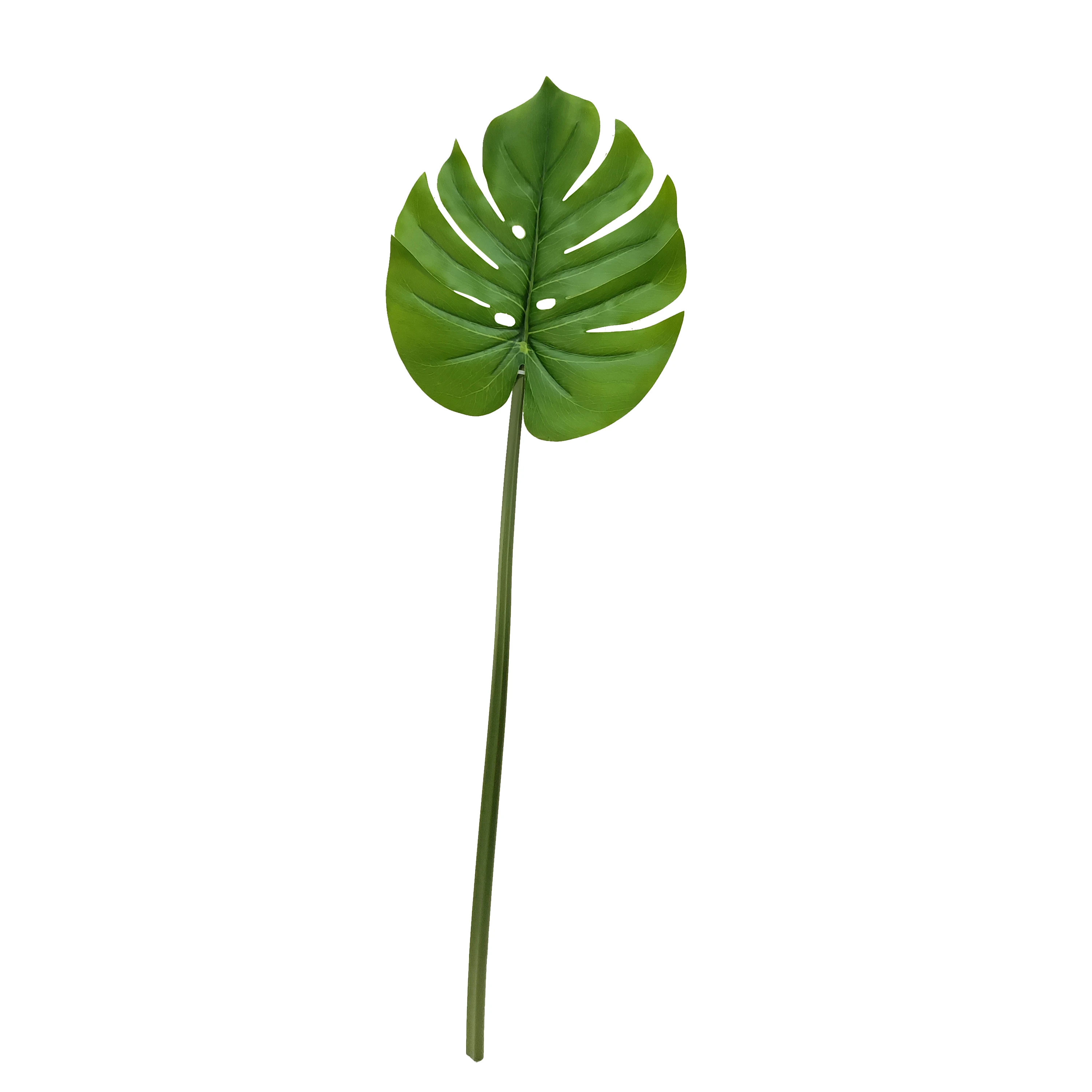 GS FZGBY 1 height 79cm green artificial monstera palm leaves for decoration tropical hawaiian theme party decoration wedding