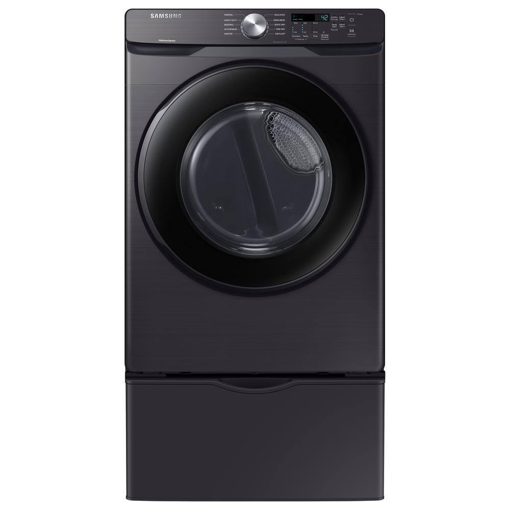  7.5 cu. ft. Stackable Vented Gas Dryer with Sensor Dry in Brushed Black DVG45T6000V