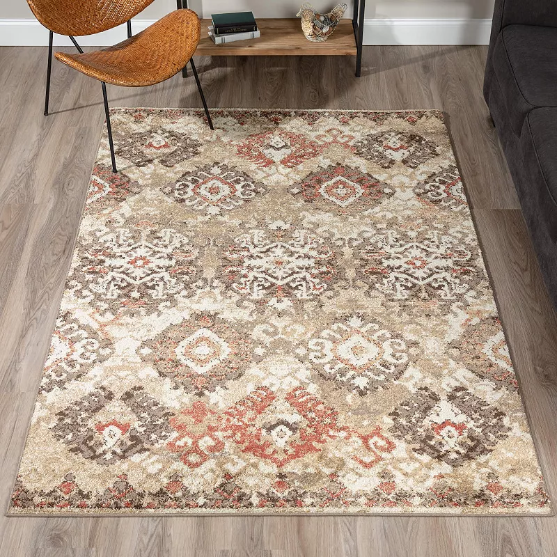 Addison Blair Distressed Ikat Rug