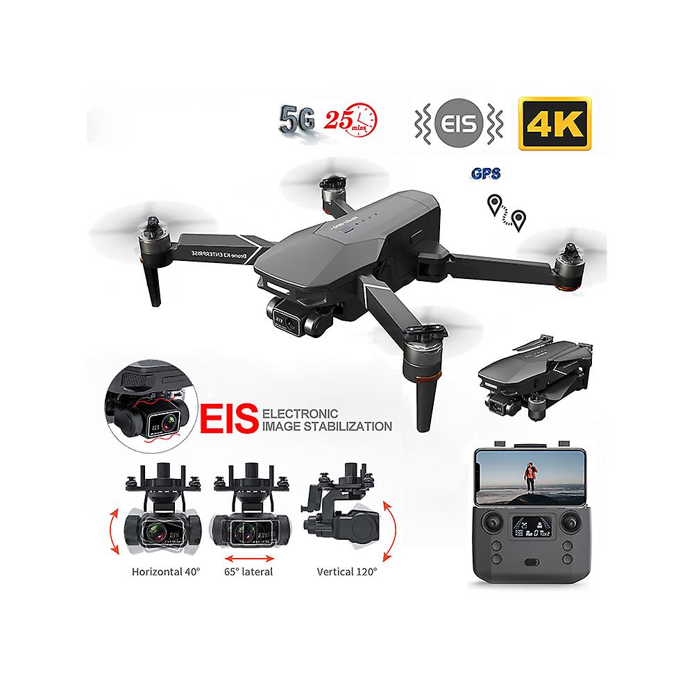 Foldable Drones With 4k Hd Camera Rc Quadcopter Wifi Fpv Live Video One Key Take Off