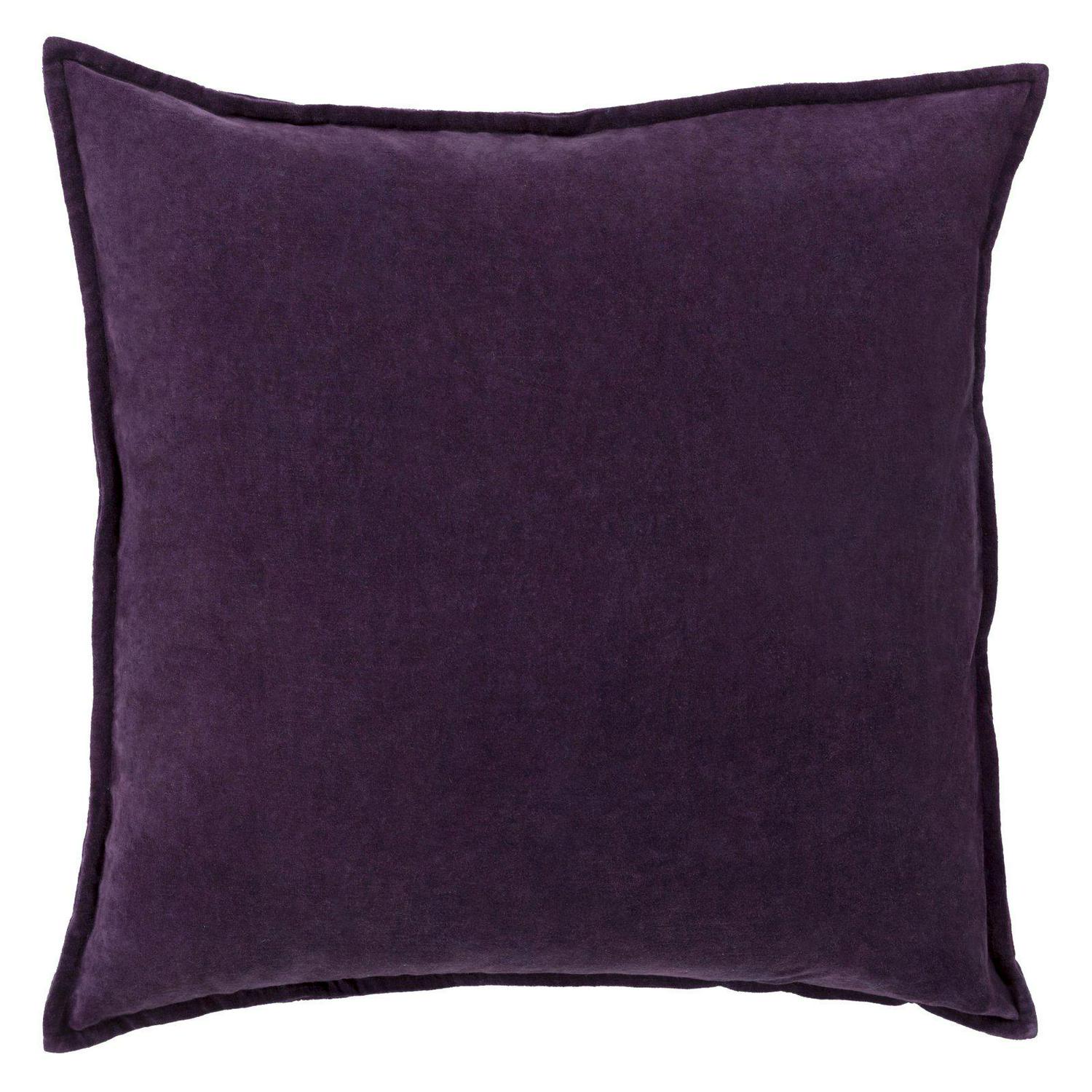 Surya Smooth Velvet Decorative Throw Pillow