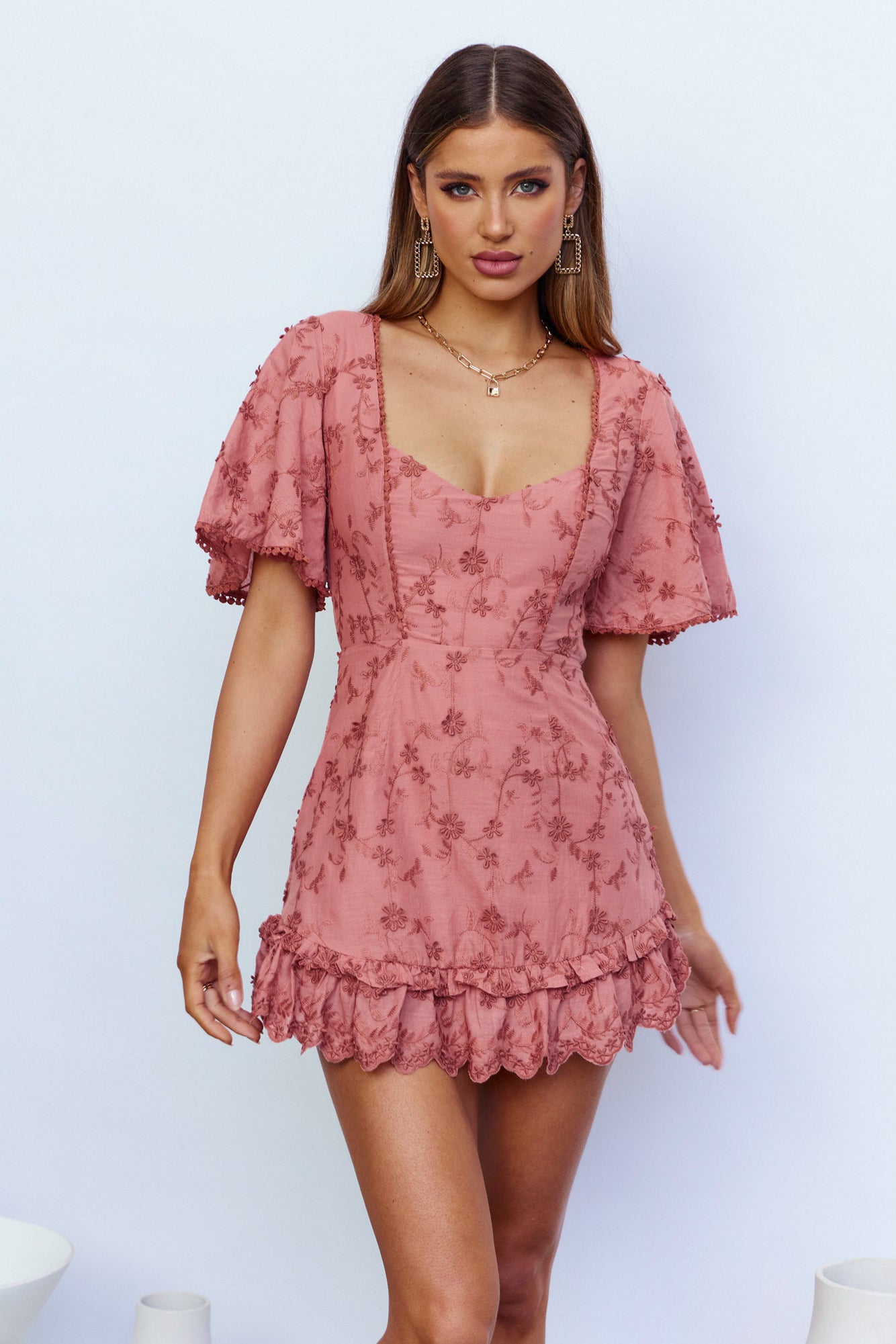 Soft Glow Dress Rose