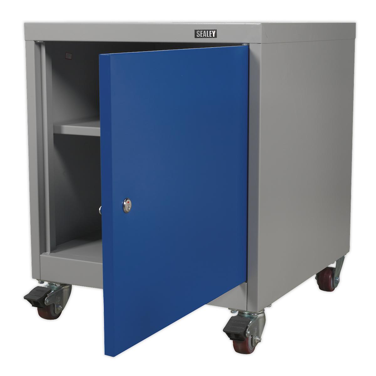 Sealey Api5659 Mobile Industrial Cabinet 1 Shelf Locker