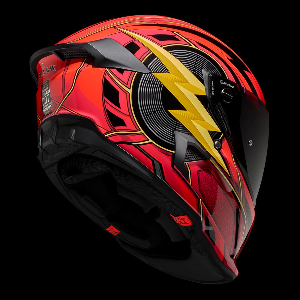 Ruroc |  ATLAS 4.0 The Flash | Full Face Bluetooth Motorcycle Helmet | Ruroc