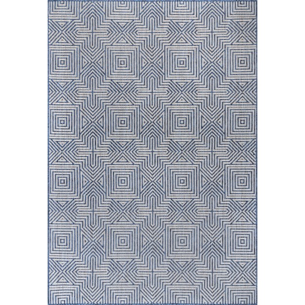 Nuloom Kelsey Modern Abstract Indoor And Outdoor Area Rug