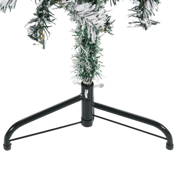 vidaXL Christmas Tree Decoration Slim Artificial Half Xmas Tree with Stand