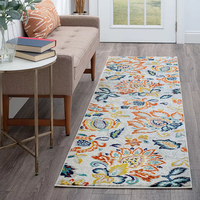 KHL Rugs Elena Floral Indoor Area Rug