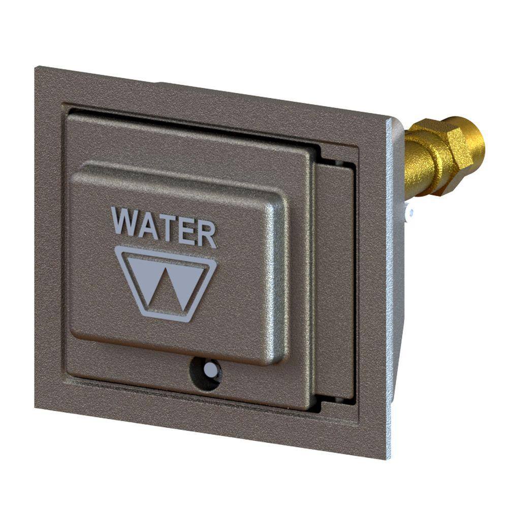 Woodford 34 in. FPT x Close Coupled Freezeless Box Wall Hydrant with Double-Check Backflow Preventer B67P-CC