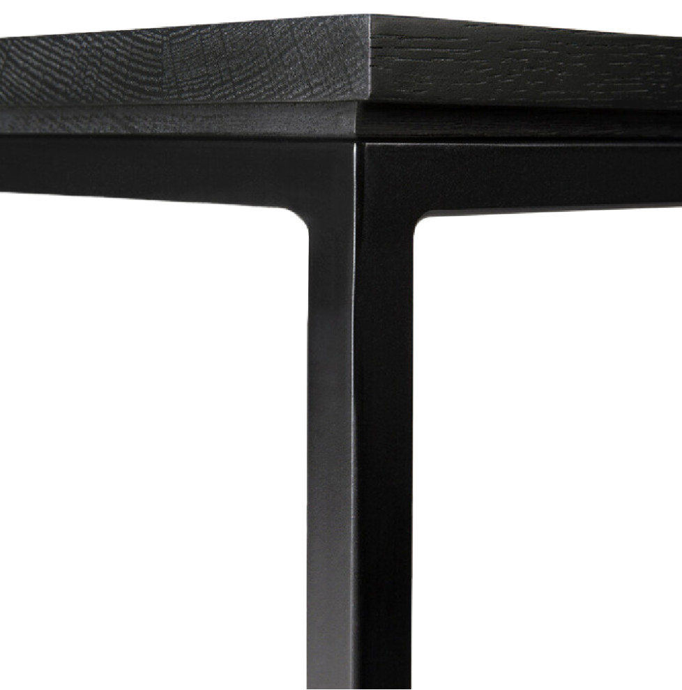 Black Metal Frame Coffee Table  Ethnicraft Thin   Industrial   Coffee Tables   by Oroa   Distinctive Furniture  Houzz