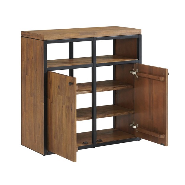 Lloyd Shoe Storage Cabinet Natural Alaterre Furniture