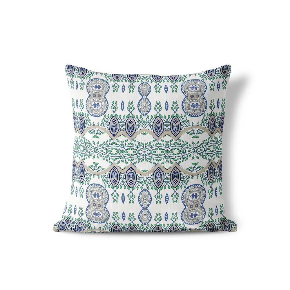 Amrita Sen Paisley Oasis Indoor Outdoor Pillow