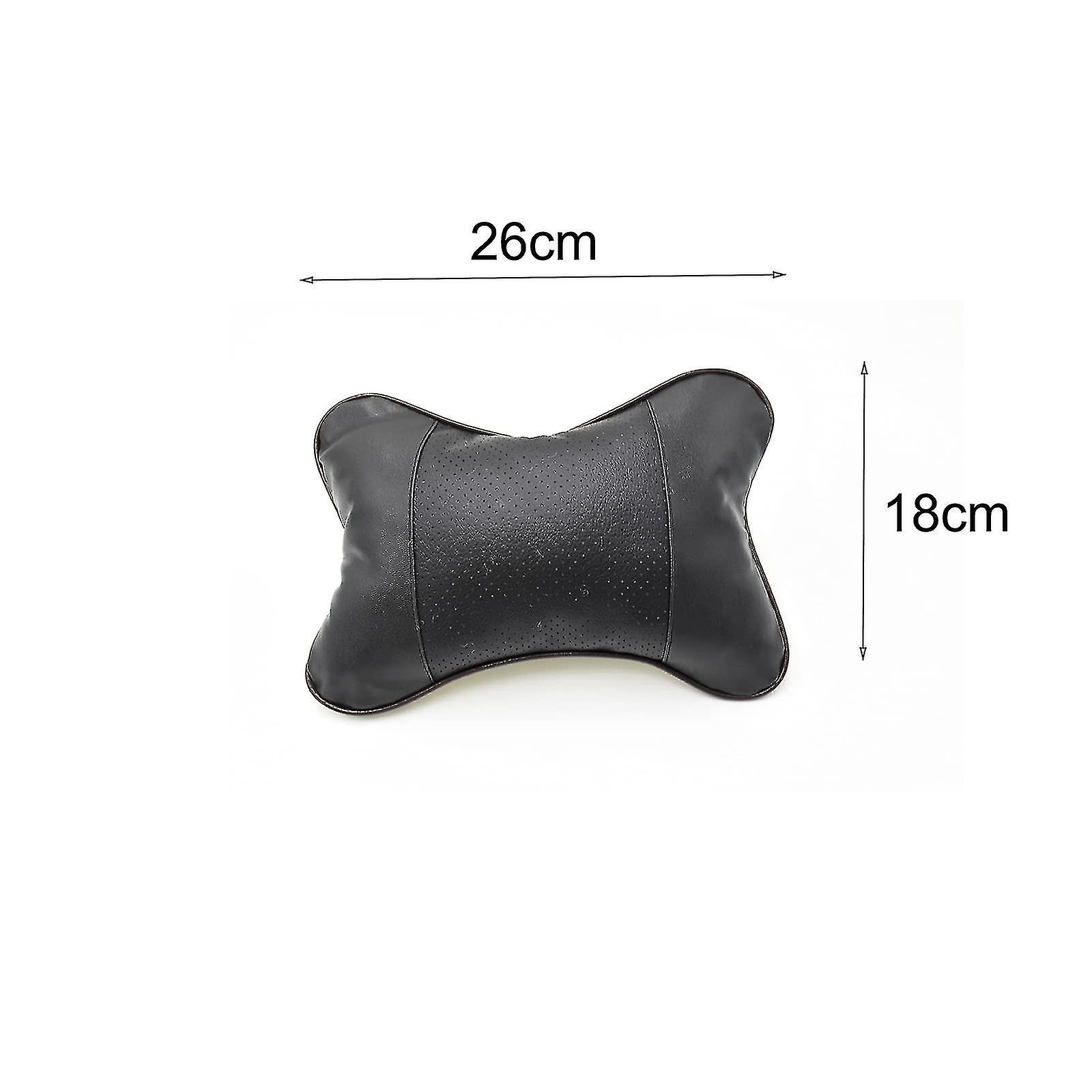 Car Neck Pillows Headrest Pu Leather Car Seat Head Cushion With Removable Cover Safety Ergonomic Neck Buy One Get One Free