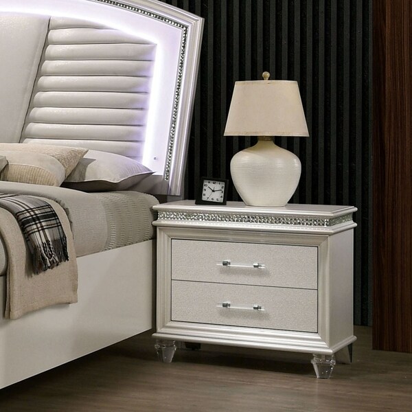 Furniture of America Xian Glam Solid Wood 2-piece Bedroom Set - - 29779026