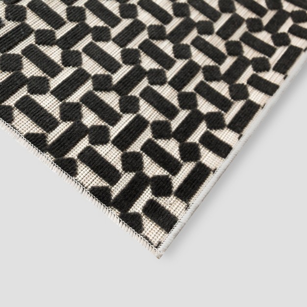 Ombre Geo Outdoor Rug