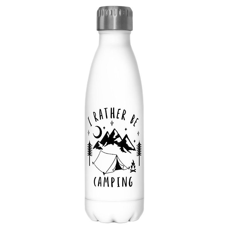 I Rather Be Camping Campsite 17-oz. Stainless Steel Bottle