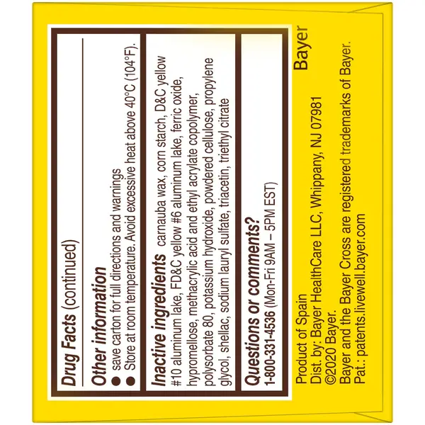 Bayer 81mg Low Dose Aspirin