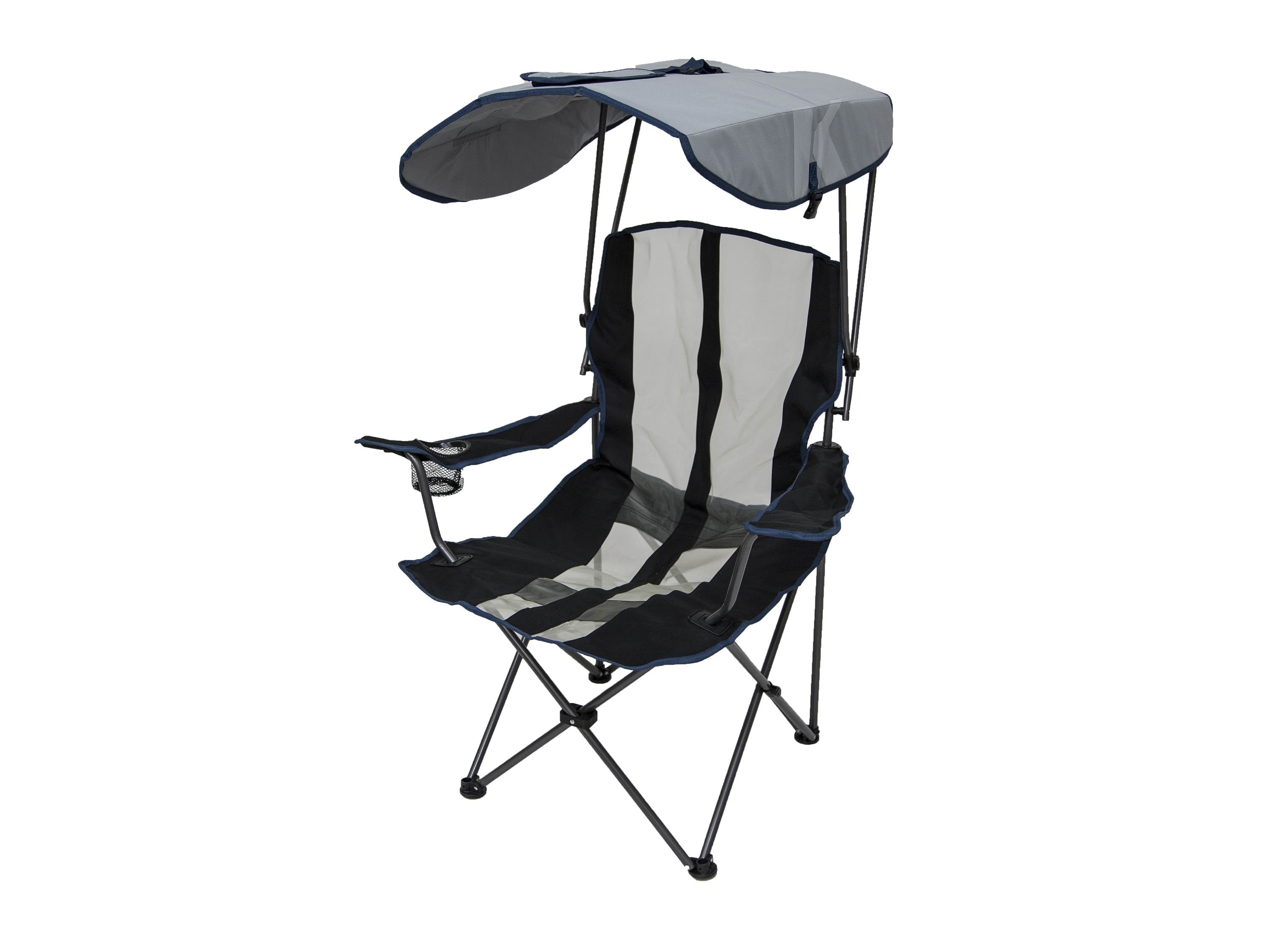 Kelsyus Premium Portable Camping Folding Lawn Chair with Canopy (3 Pack)