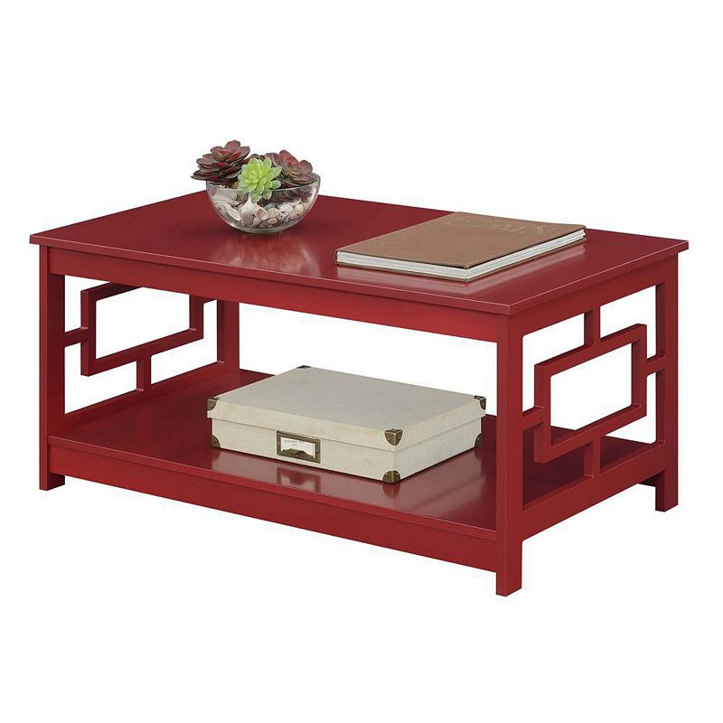 Convenience Concepts Town Square Coffee Table with Shelf