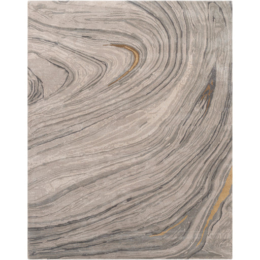 Kavita Contemporary Light Gray Rug