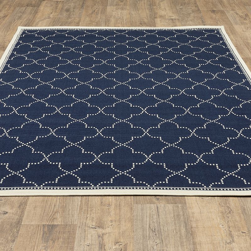 StyleHaven Mainland Moroccan Lattice Indoor Outdoor Rug