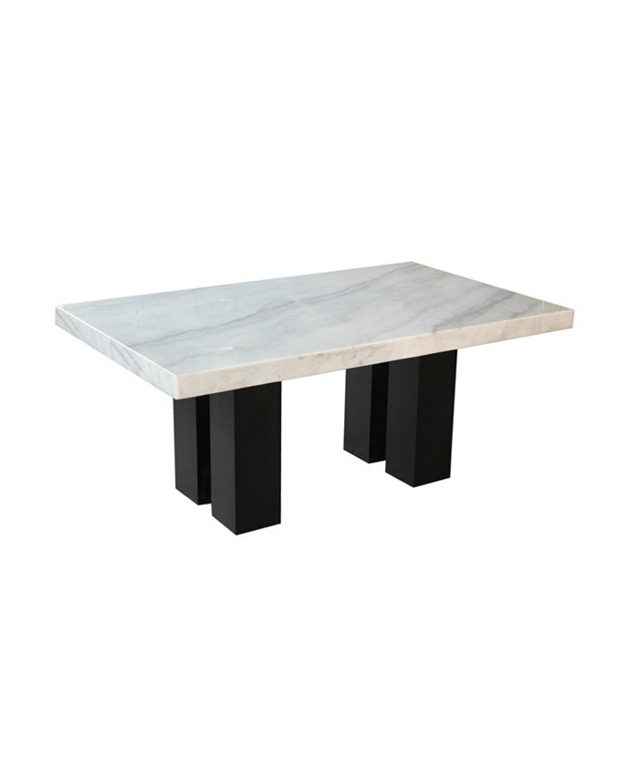 Furniture Camila 70 Rectangle Marble Dining Table