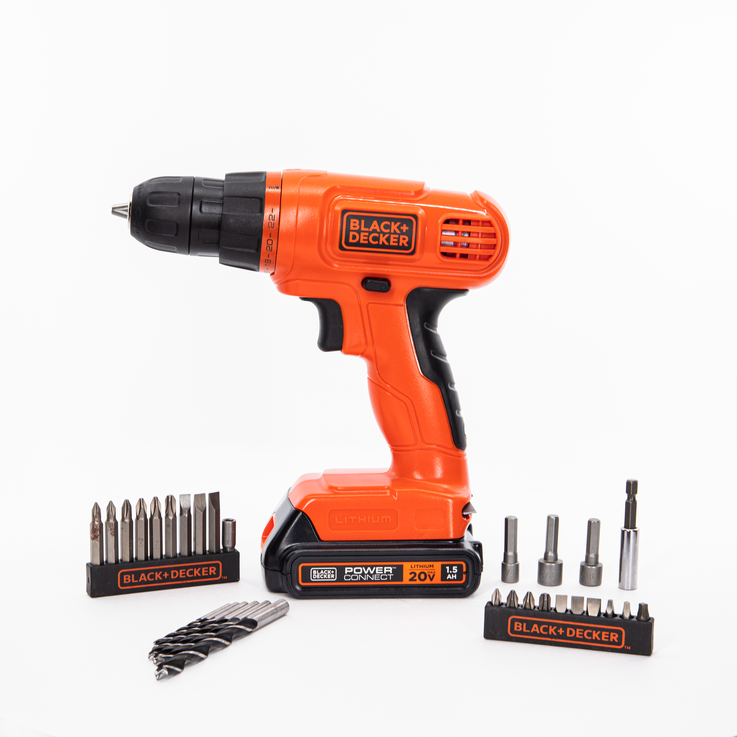 20V MAX* POWERCONNECT™ Cordless Drill/Driver + 30 Pc. Kit