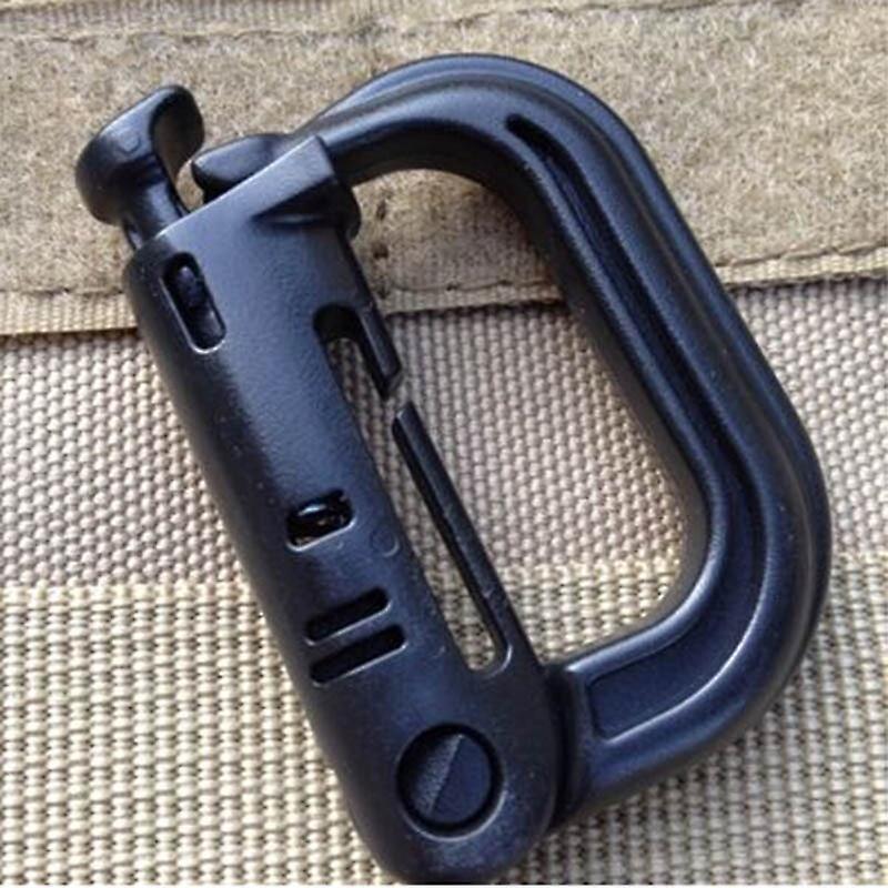 Born Pretty Dc Attach Shackle Carabiner D-ring Clip Molle Webbing Backpack Buckle Snap Lock Grimlock Camp Hike Mountain Climb Outdoor