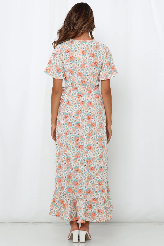 Little Child Inside Of Me Maxi Dress Peach