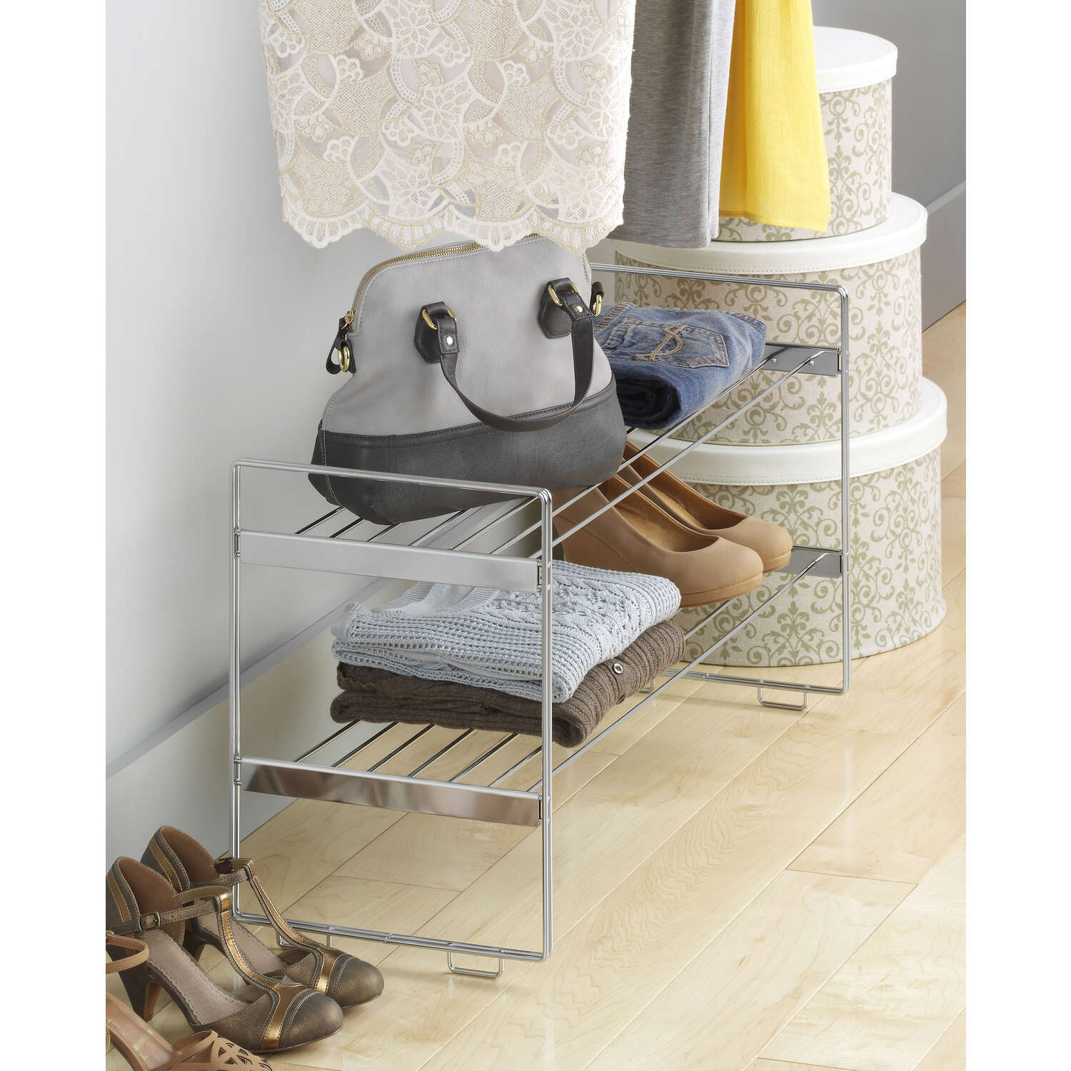 Whitmor 16-5/8 in. H X 12 in. W X 30 in. L Steel Closet Organizer Shelf