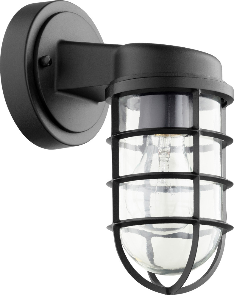 QUORUM INTERNATIONAL 701 69 Belfour 1 Light Wall Mount  Noir   Beach Style   Outdoor Wall Lights And Sconces   by LIGHTING JUNGLE  Houzz