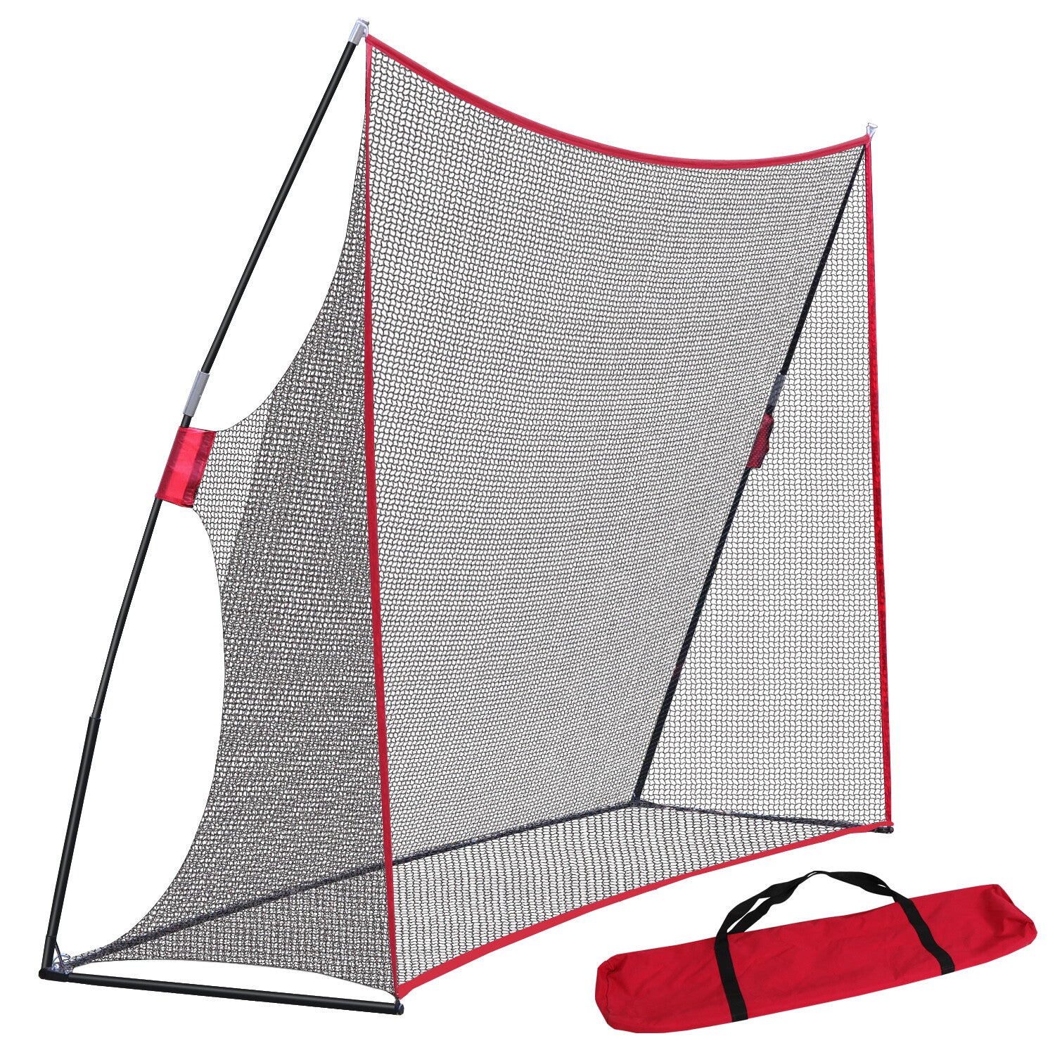 ZenSports 10x7FT Portable Golf Practice Nets W/ Carry Case - Golfing at Home， Outdoor/Backyard Training