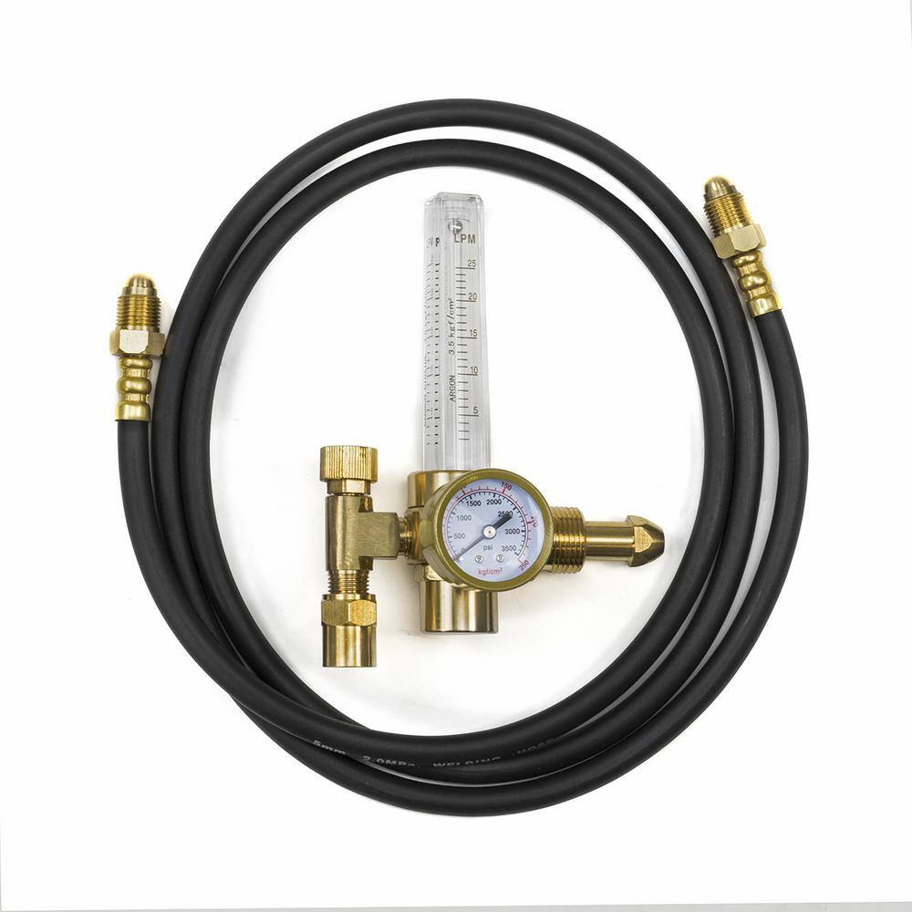 Stark Argon Flowmeter Regulators Kit with 6 ft. Inert Gas Hose 55091