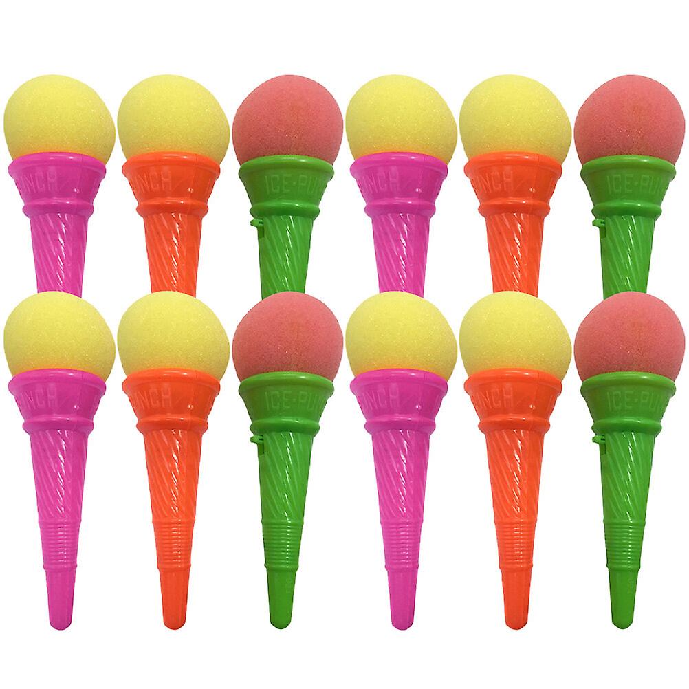 12pcs Ice Cream Toy Ice Cream Shooter Toy Kids Outdoor Toys Ice Cream Party Favors