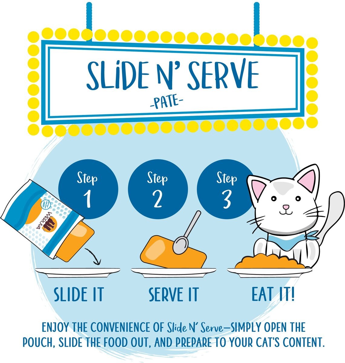 Weruva Slide N' Serve Jeopurrdy Licious Chicken Dinner Pate Grain-Free Cat Food Pouches