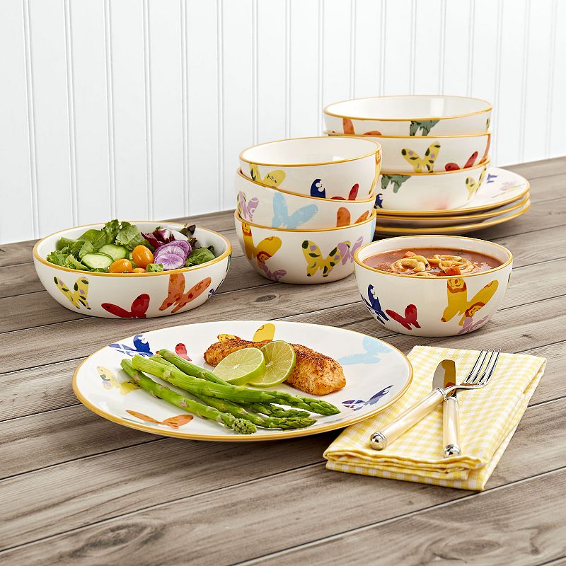 Dolly Parton 12-pc. Mariposa Dinnerware Set