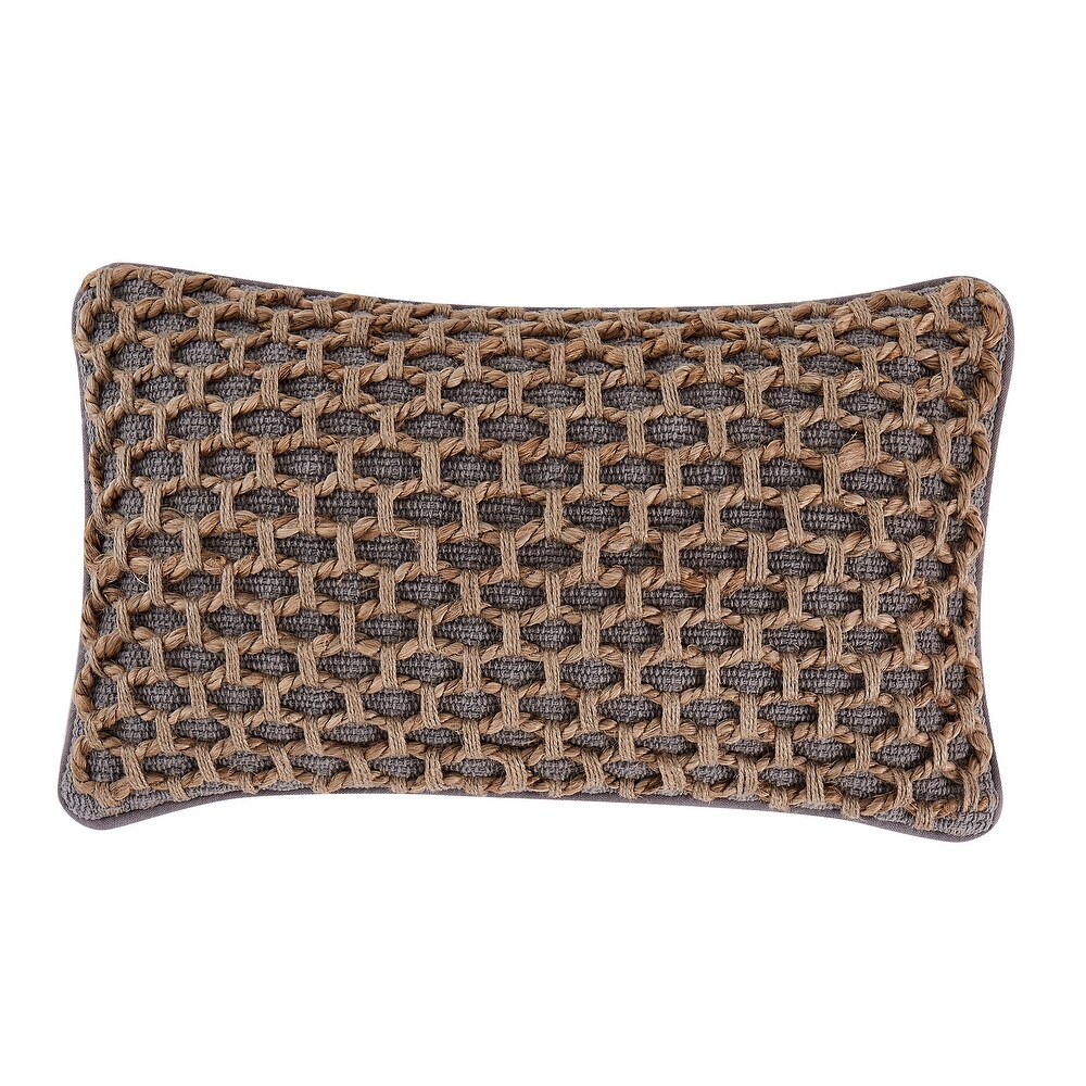 Boho Living Jada Braided Jute Throw Pillow