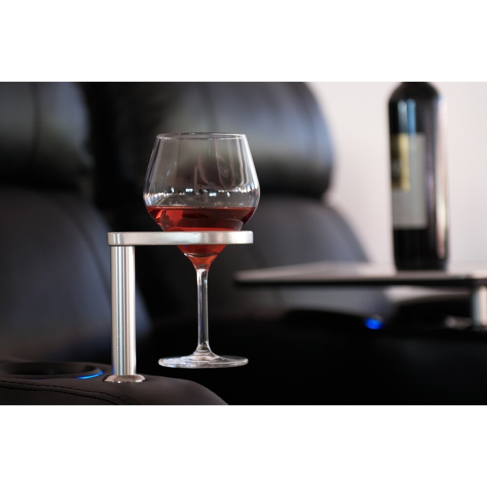 Octane Aluminum Wine Glass Holder