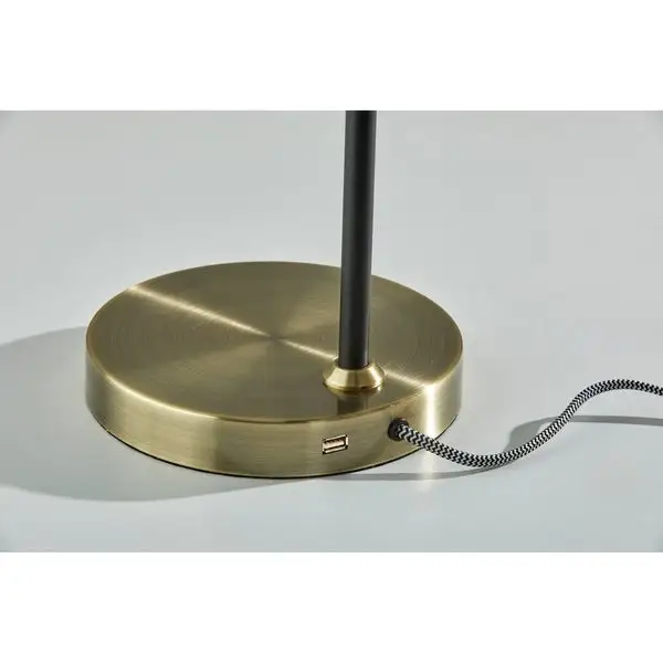 Carson Carrington Ylikainuu Antique Brass Desk Lamp