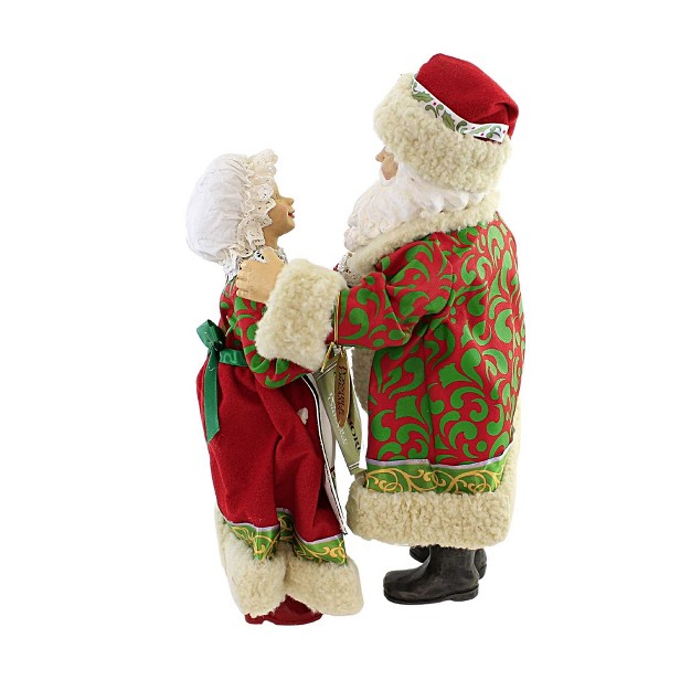 Possible Dreams Almost Ready Two Figurines 13 75 Inches Santa Mrs Claus Jim Shore 6010206 Resin Red