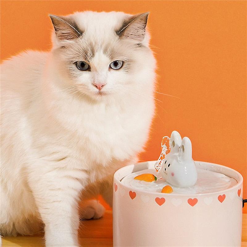 1.3L cat design pets water fountain