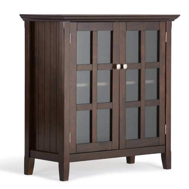 Normandy Low Storage Cabinet Brunette Brown Wyndenhall