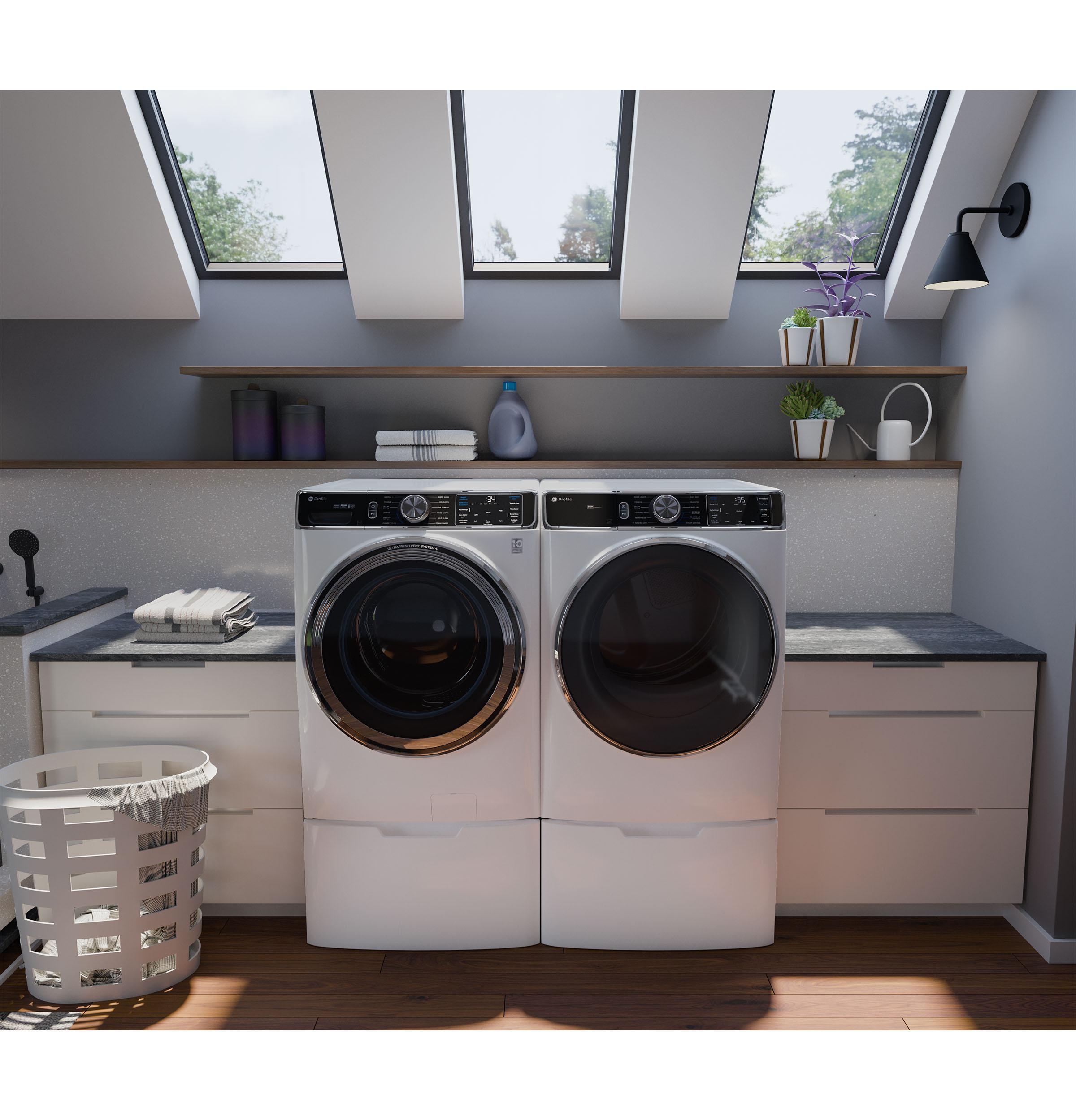 Ge Appliances PFW870SSVWW Ge Profile™ 5.3 Cu. Ft. Capacity Smart Front Load Energy Star® Washer With Ultrafresh™ Vent System+ With Odorblock™