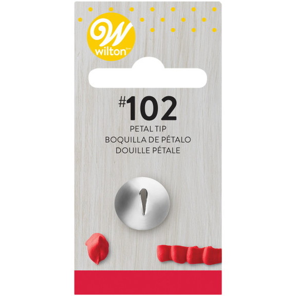 Wilton 418 102 Small Petal Cake Decorating Tip 102