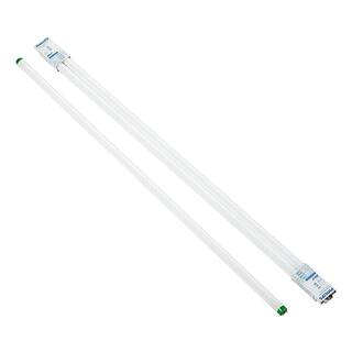 Philips 32-Watt 4 ft. T8 Alto Linear Fluorescent Tube Light Bulb Natural Light (5000K) (2-Pack) 409664