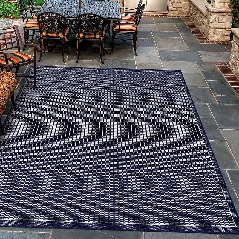 Couristan Recife Saddle Stitch Woven Indoor Outdoor Rug