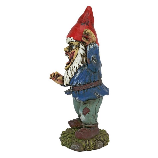 Design Toscano Attack Of The Dead Walking Zombie Apocalypse Garden Gnome Statue